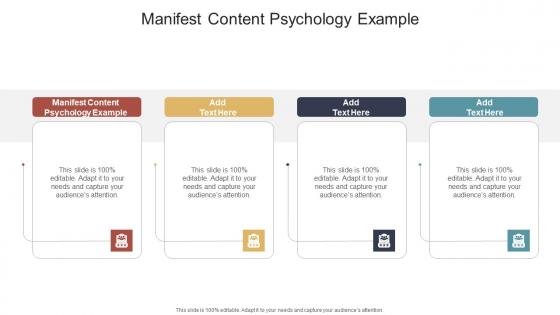 Manifest Content Psychology Example In Powerpoint And Google Slides Cpb