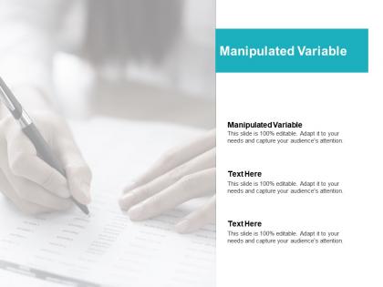 Manipulated variable ppt powerpoint presentation icon layout cpb