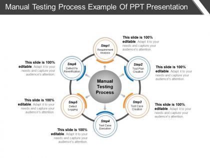 Manual testing process example of ppt presentation