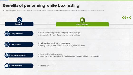 Manual Testing Strategies For Quality Benefits Of Performing White Box Testing