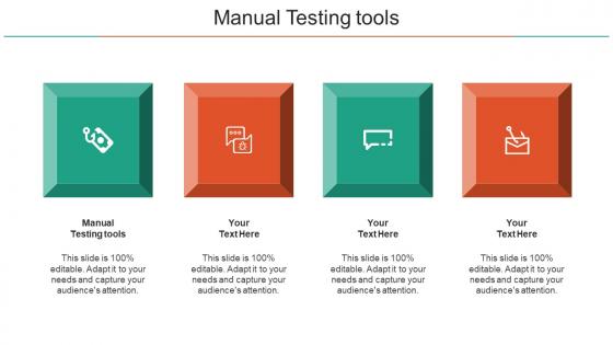 Manual Testing Tools Ppt Powerpoint Presentation Icon Background Designs Cpb