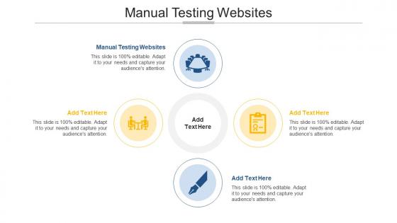 Manual Testing Websites Ppt Powerpoint Presentation Ideas Icons Cpb