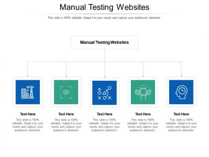 Manual testing websites ppt powerpoint presentation show cpb