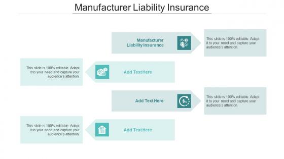 Manufacturer Liability Insurance In Powerpoint And Google Slides Cpb