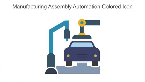 Manufacturing Assembly Automation Colored Icon In Powerpoint Pptx Png And Editable Eps Format