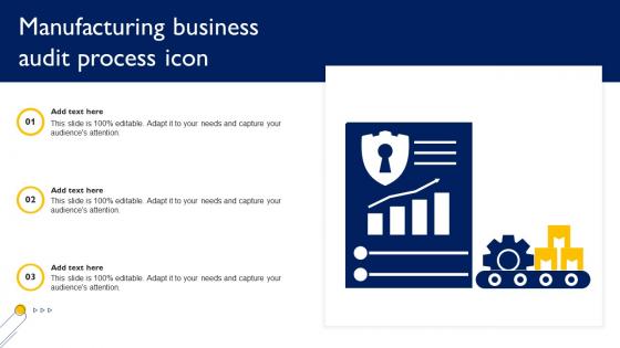 Manufacturing Business Audit Process Icon