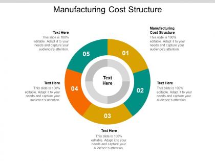 Manufacturing cost structure ppt powerpoint presentation image cpb