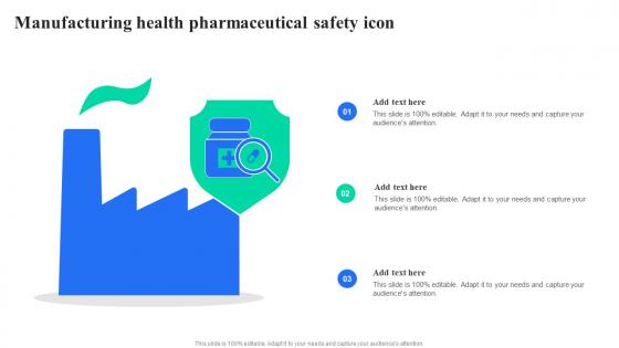 Manufacturing Health Pharmaceutical Safety Icon