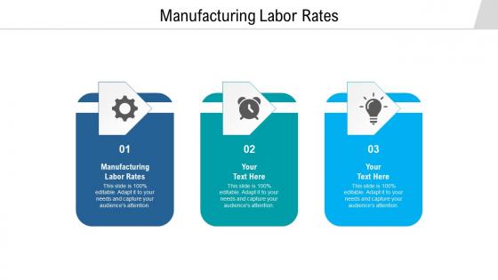 Manufacturing labor rates ppt powerpoint presentation pictures ideas cpb