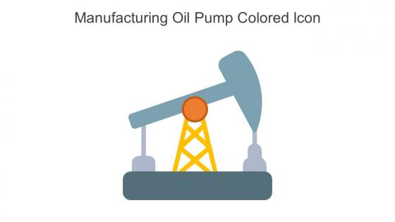 Manufacturing Oil Pump Colored Icon In Powerpoint Pptx Png And Editable Eps Format
