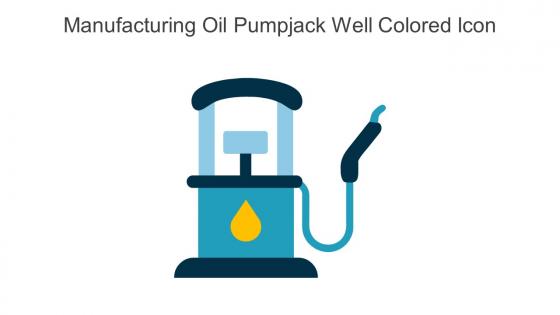 Manufacturing Oil Pumpjack Well Colored Icon In Powerpoint Pptx Png And Editable Eps Format