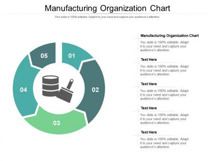 Manufacturing organization chart ppt powerpoint presentation file display cpb