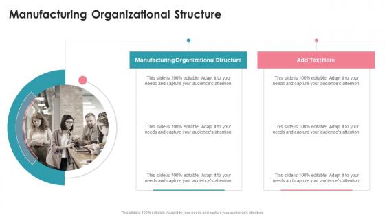 Manufacturing Organizational Structure In Powerpoint And Google Slides Cpb
