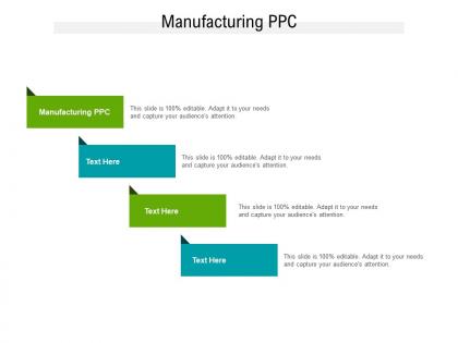 Manufacturing ppc ppt powerpoint presentation icon outline cpb