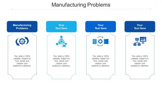 Manufacturing problems ppt powerpoint presentation file themes cpb