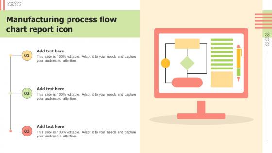 Manufacturing Process Flow Chart Report Icon