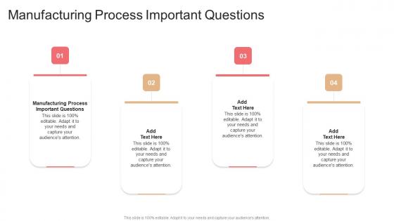 Manufacturing Process Important Questions In Powerpoint And Google Slides Cpb