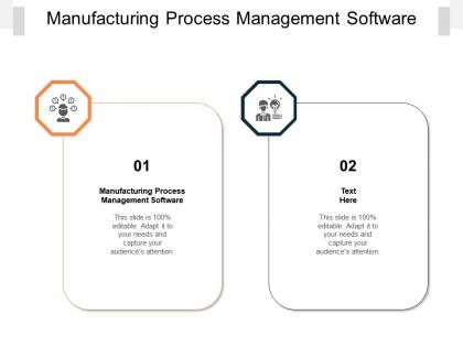 Manufacturing process management software ppt presentation portfolio smartart cpb