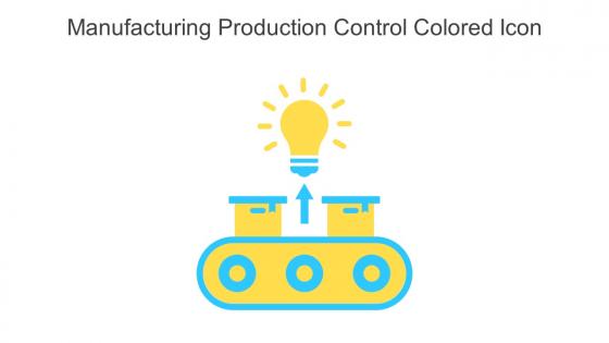 Manufacturing Production Control Colored Icon In Powerpoint Pptx Png And Editable Eps Format