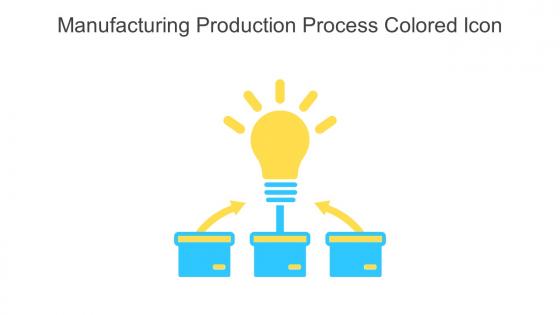 Manufacturing Production Process Colored Icon In Powerpoint Pptx Png And Editable Eps Format
