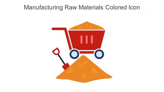 Manufacturing Raw Materials Colored Icon In Powerpoint Pptx Png And Editable Eps Format