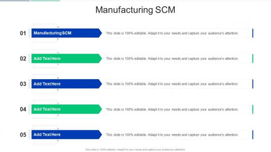 Manufacturing SCM In Powerpoint And Google Slides Cpb