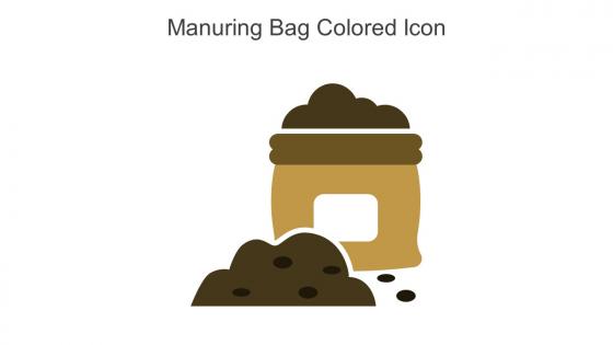 Manuring Bag Colored Icon In Powerpoint Pptx Png And Editable Eps Format