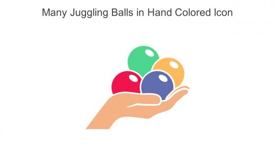 Many Juggling Balls In Hand Colored Icon In Powerpoint Pptx Png And Editable Eps Format