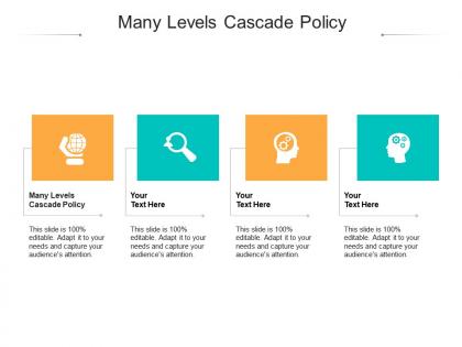 Many levels cascade policy ppt powerpoint presentation inspiration rules cpb