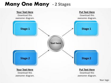 Many one many 2 stages 3