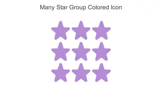 Many Star Group Colored Icon In Powerpoint Pptx Png And Editable Eps Format