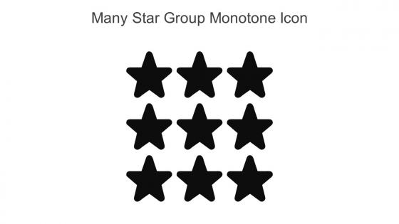 Many Star Group Monotone Icon In Powerpoint Pptx Png And Editable Eps Format