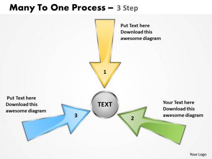 Many to one process 3 step 5