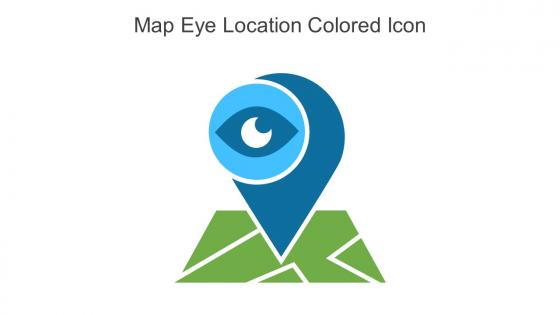 Map Eye Location Colored Icon In Powerpoint Pptx Png And Editable Eps Format