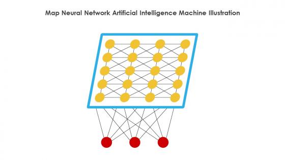 Map Neural Network Artificial Intelligence Machine Illustration