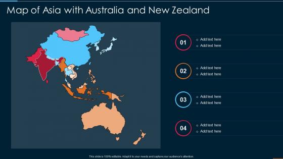 Map Of Asia With Australia And New Zealand