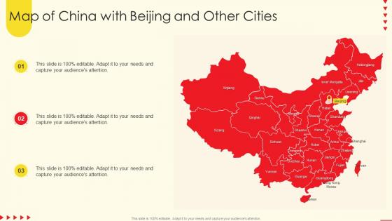 Map Of China With Beijing And Other Cities