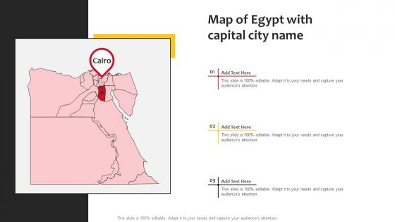 Map Of Egypt With Capital City Name