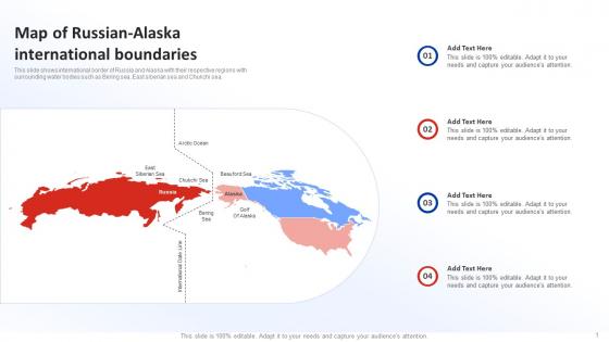 Map Of Russian Alaska International Boundaries