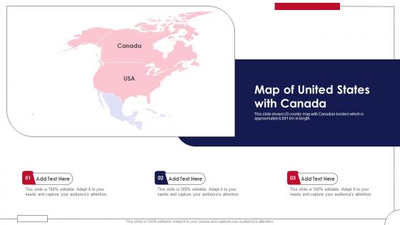 Map Of United States With Canada