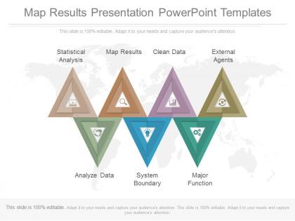 Map results presentation powerpoint templates