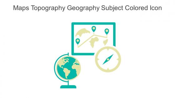 Maps Topography Geography Subject Colored Icon In Powerpoint Pptx Png And Editable Eps Format