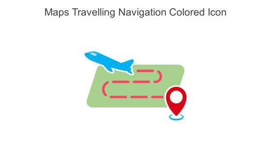 Maps Travelling Navigation Colored Icon In Powerpoint Pptx Png And Editable Eps Format