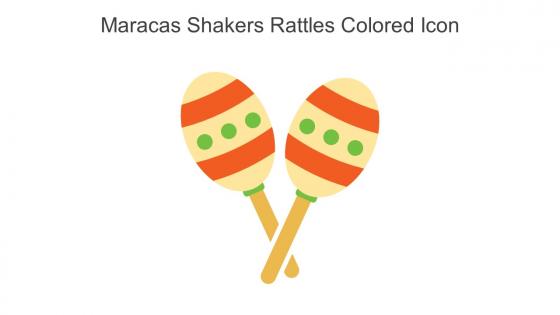 Maracas Shakers Rattles Colored Icon In Powerpoint Pptx Png And Editable Eps Format
