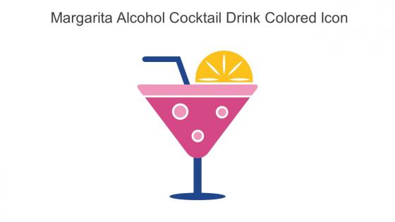 Margarita Alcohol Cocktail Drink Colored Icon In Powerpoint Pptx Png And Editable Eps Format