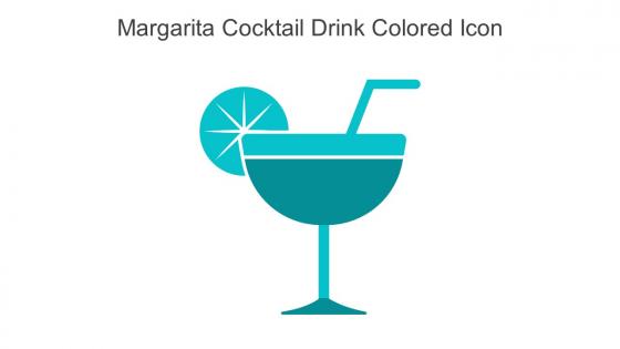 Margarita Cocktail Drink Colored Icon In Powerpoint Pptx Png And Editable Eps Format