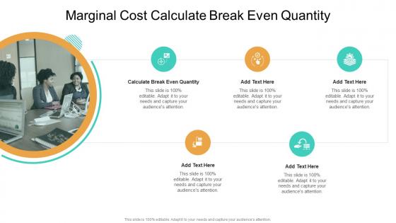 Marginal Cost Calculate Break Even Quantity In Powerpoint And Google Slides Cpb