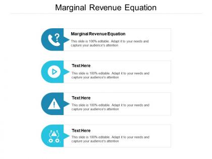 Marginal revenue equation ppt powerpoint presentation infographic template show cpb