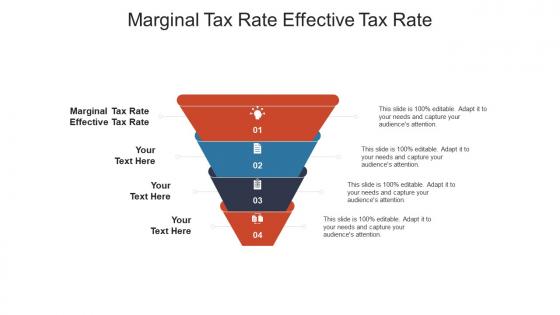 Marginal tax rate effective tax rate ppt powerpoint presentation portfolio graphic tips cpb