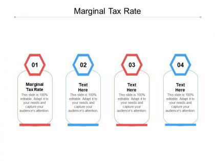 Marginal tax rate ppt powerpoint presentation slides maker cpb